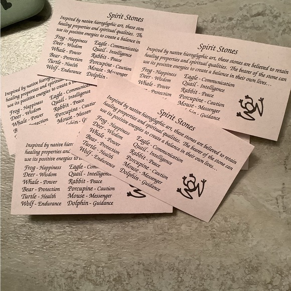 Set of 3 New Bear Animal Spirit Stones - Picture 7 of 7